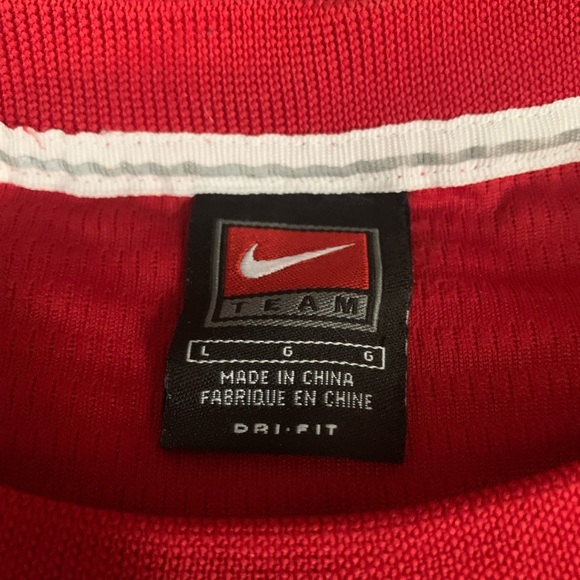 Vintage Nike Mens Sz large Red Arkansas Pullover sweater dri fit - Picture 5 of 8